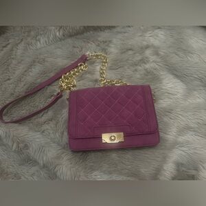Elegant fuchsia Quilted Women's Bag